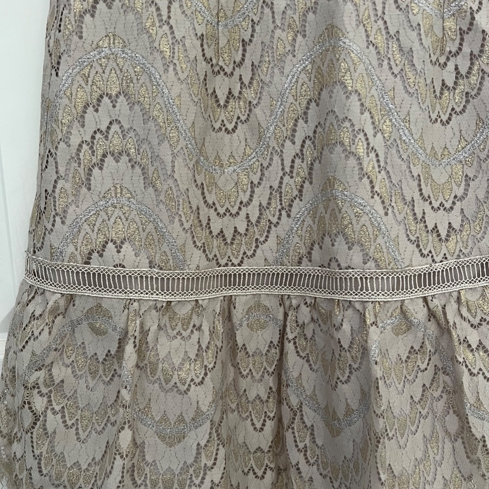 SAYLOR Cream Lace Fit-and-Flare Dress - Picture 5 of 6